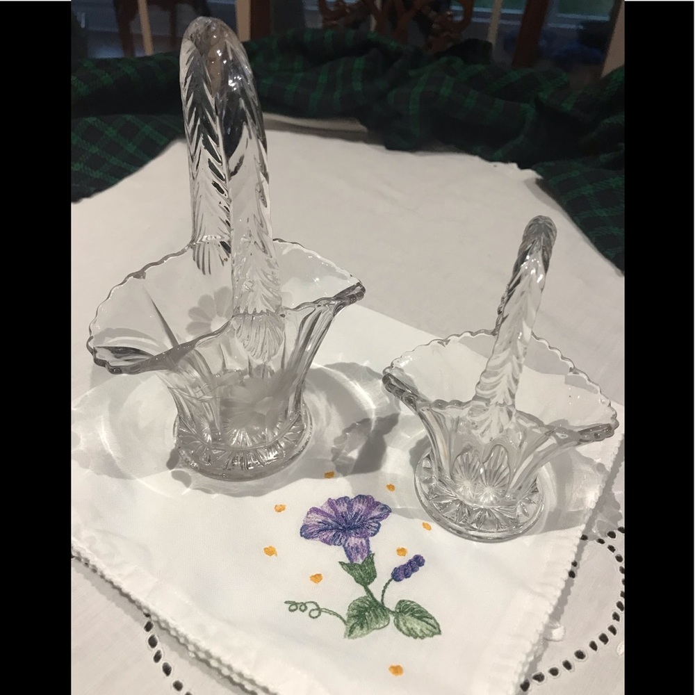 Pair of Vintage Bridal Baskets